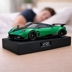 Pagani Huayra Car Alarm Clock – Handmade – Steam Effect – Green