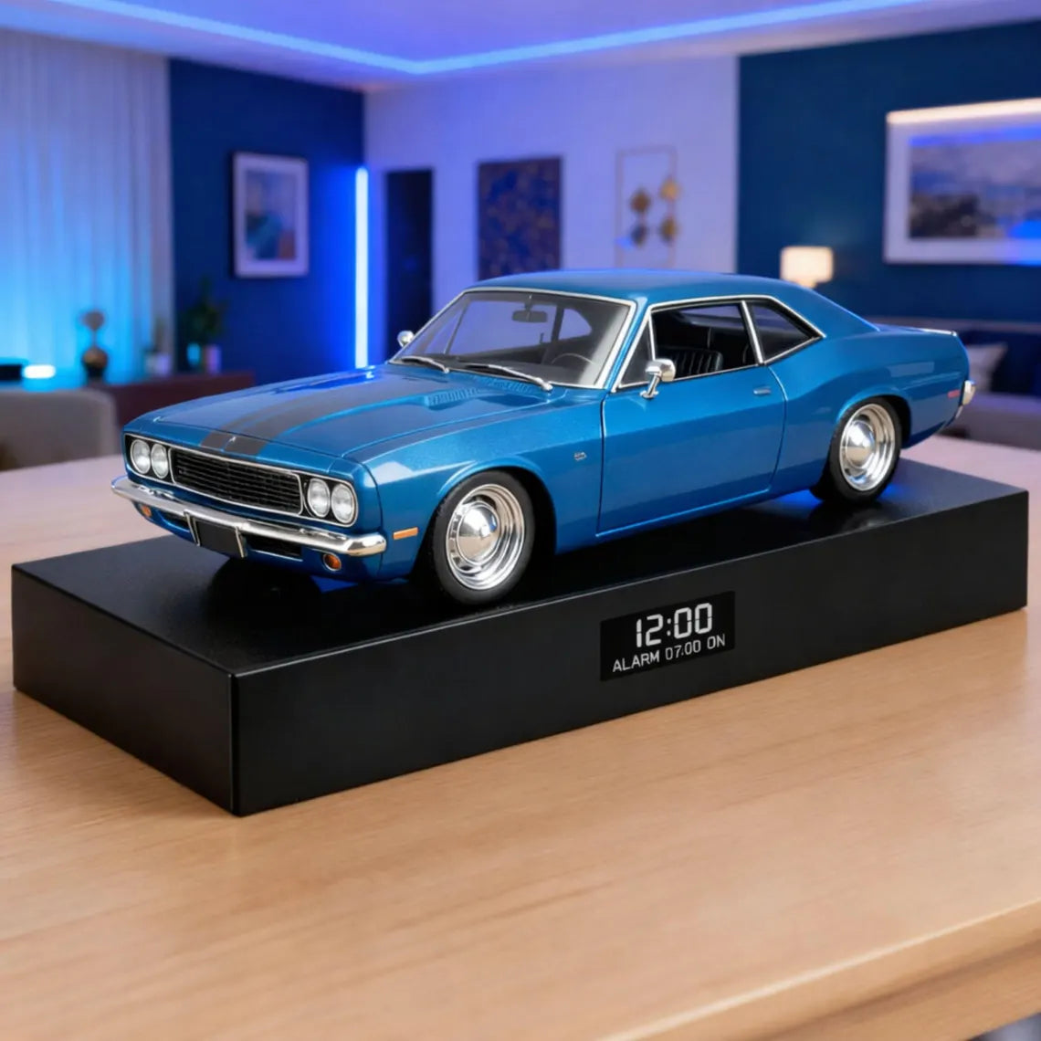Chevrolet Camaro Z28 Car Alarm Clock – Handmade