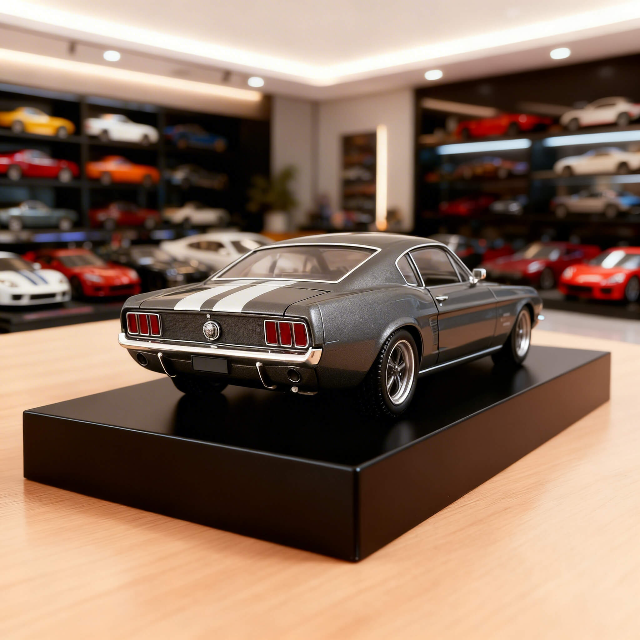1967 Ford Mustang GT  Car Alarm Clock – Handmade
