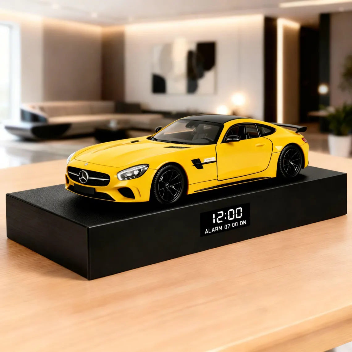 Mercedes AMG GT Car Alarm Clock – Handmade