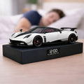 Pagani Huayra Car Alarm Clock – Handmade – Steam Effect – White