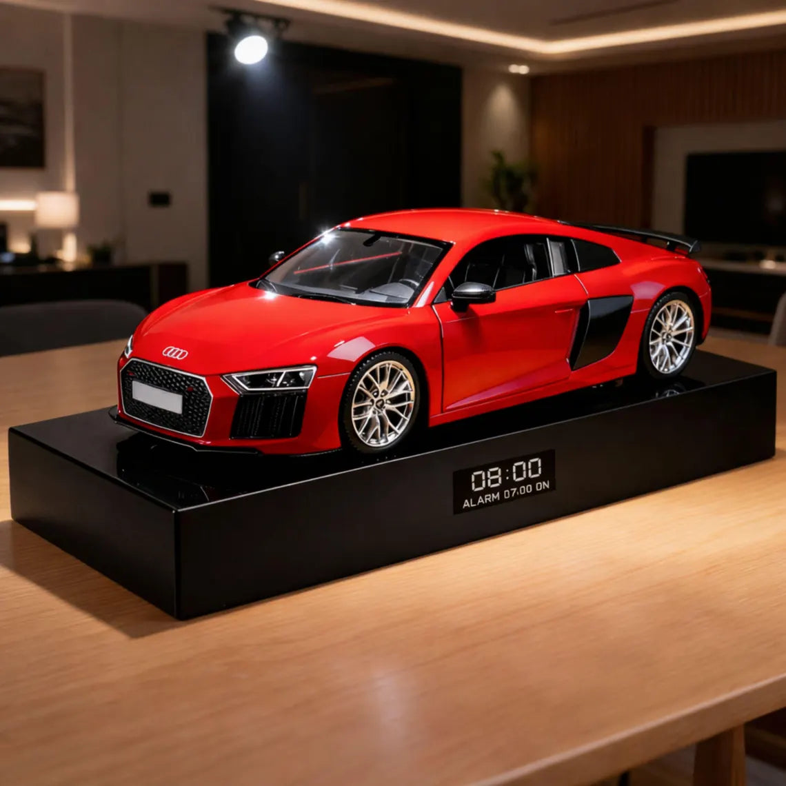 Audi R8 Car Alarm Clock – Handmade