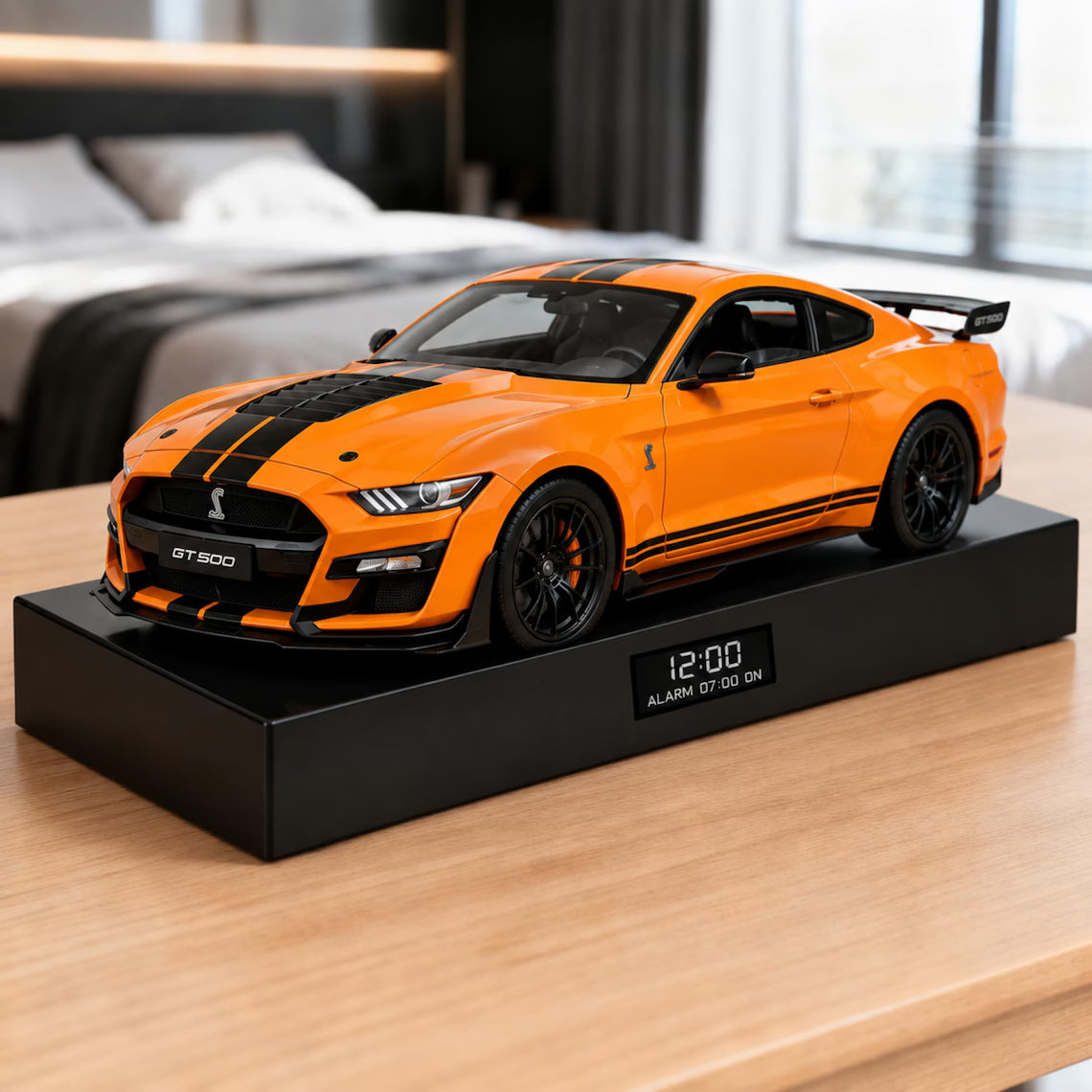 Ford Mustang shelby GT500 Car Alarm Clock – Handmade