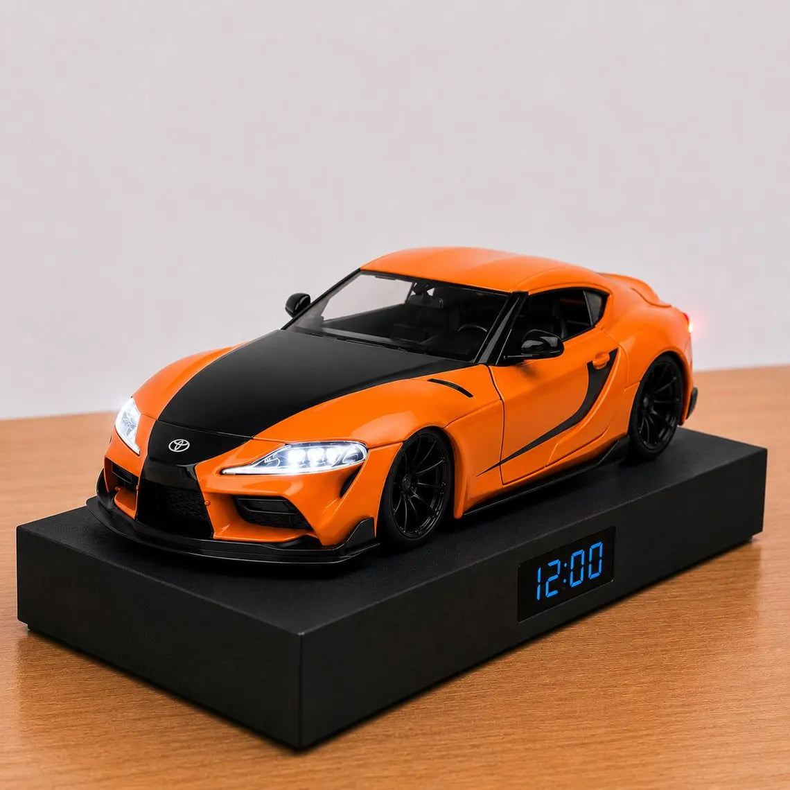 Toyota GR Supra (A90)  Fast & Furious Car Alarm Clock – Handmade