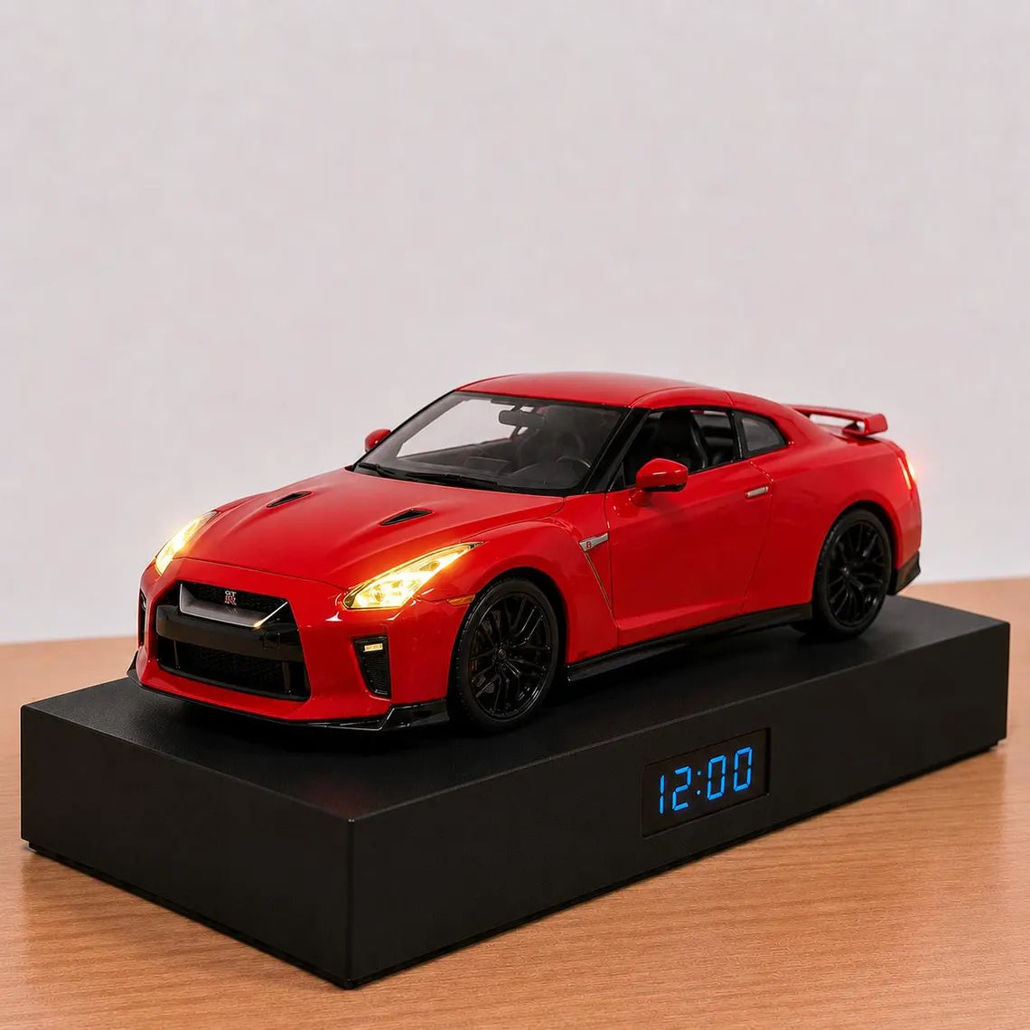 Nissan GT-R (R35) Car Alarm Clock – Handmade