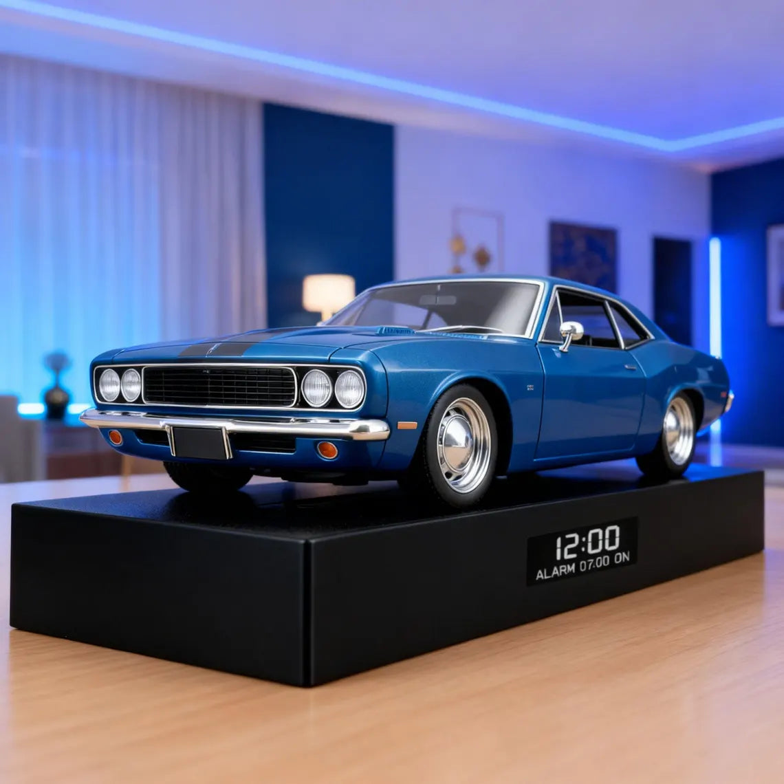 Chevrolet Camaro Z28 Car Alarm Clock – Handmade