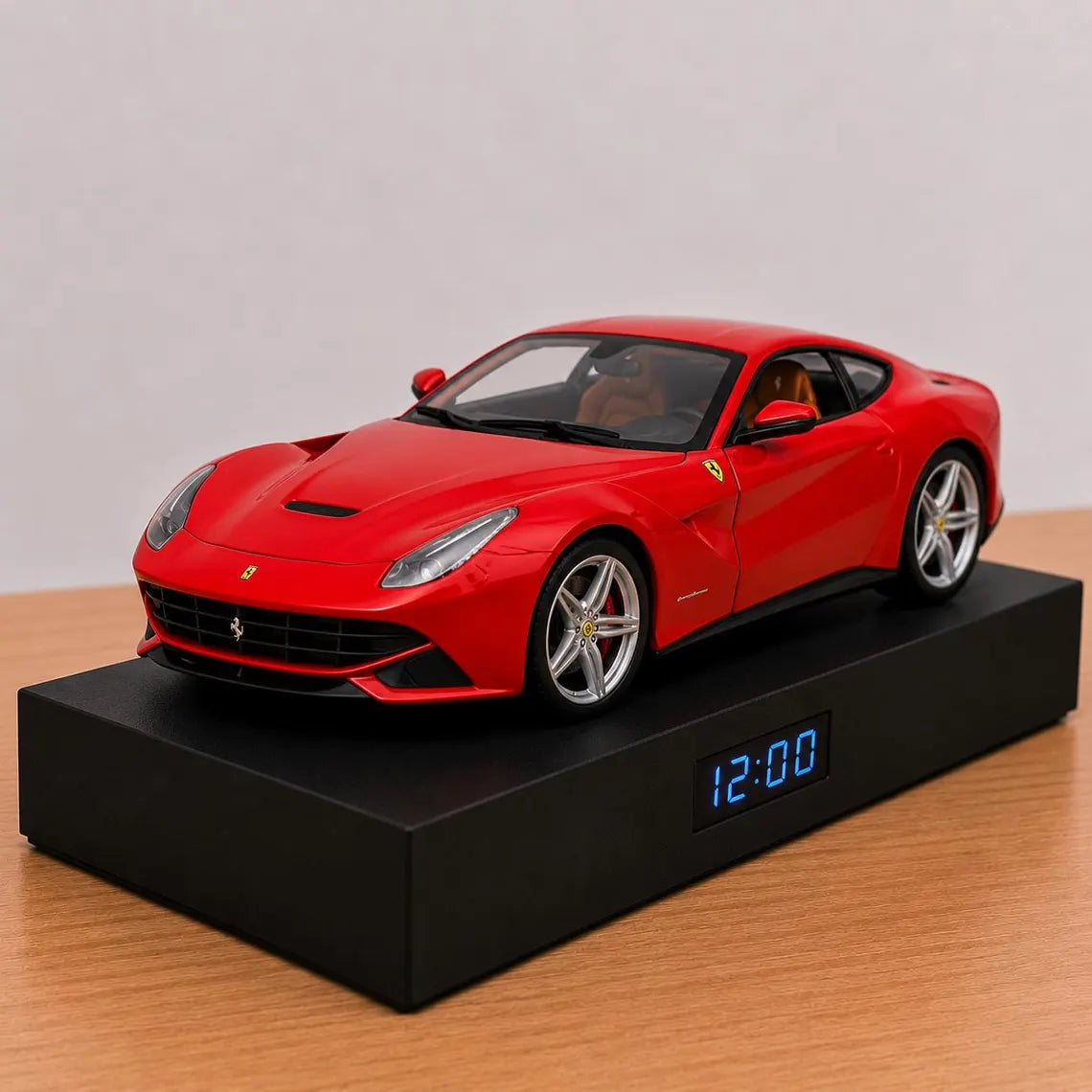 Ferrari F12 Berlinett Car Alarm Clock – Handmade