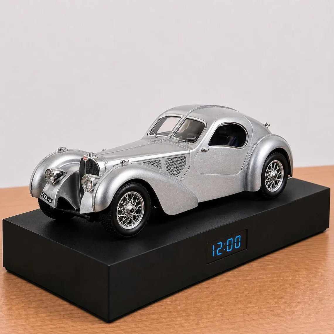 Bugatti Atlantic Car Alarm Clock – Handmade