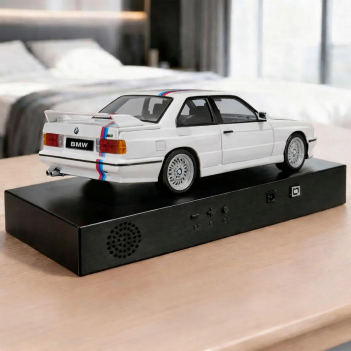 BMW E30 M3 Car Alarm Clock – Handmade – white