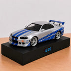 Nissan Skyline GT-R (R34) Car Alarm Clock – Handmade