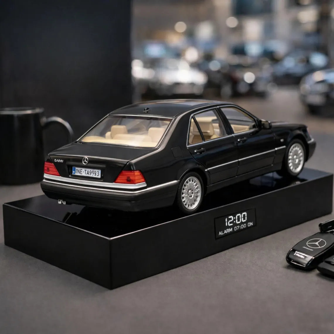 Mercedes Benz 320 W140 Car Alarm Clock – Handmade