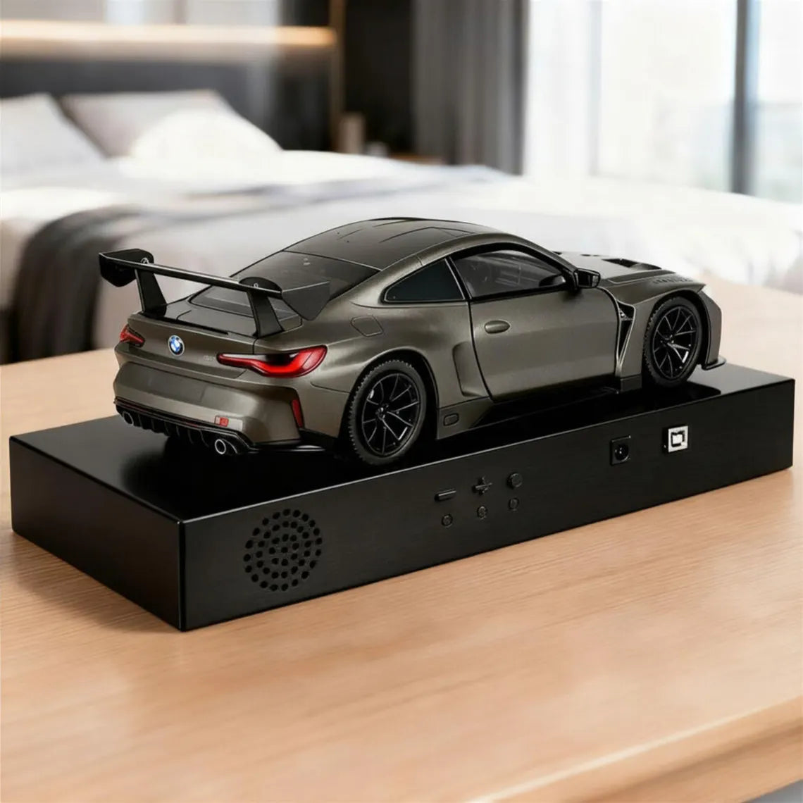 BMW M4 Car Alarm Clock – Handmade – Gray
