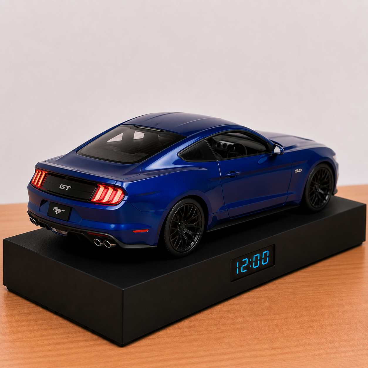 Ford Mustang GT Car Alarm Clock – Handmade