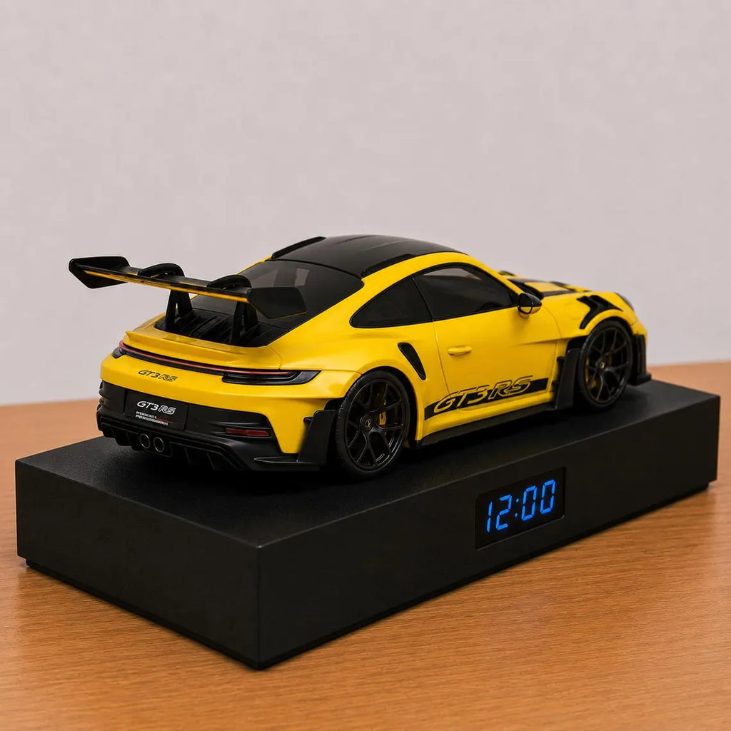Porsche 911 GT3 RS Performance Car Alarm Clock – Handmade