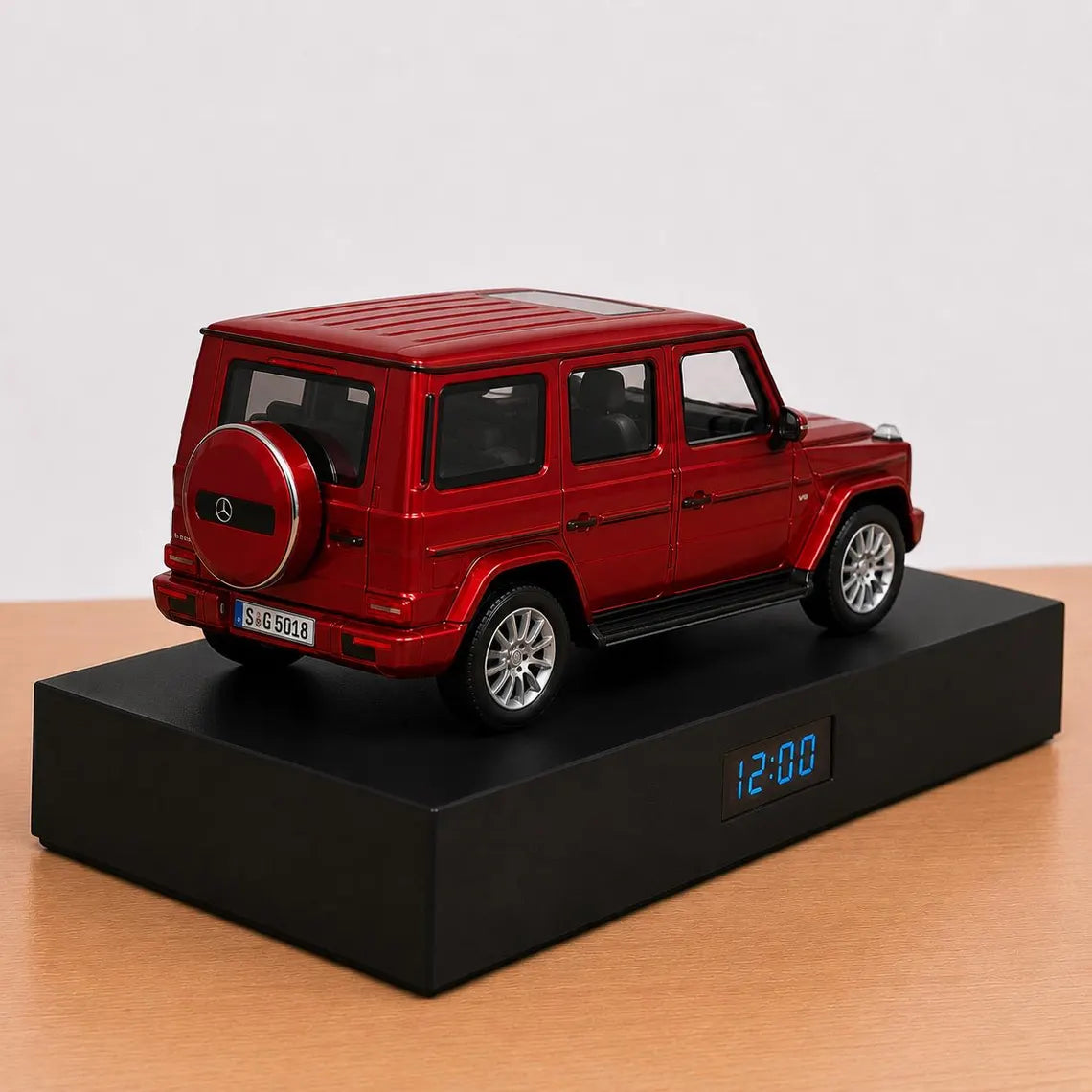 Mercedes-Benz G-Class Car Alarm Clock – Handmade - Red