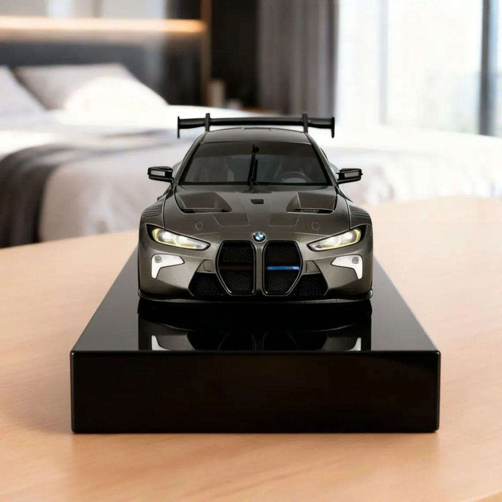 BMW M4 Car Alarm Clock – Handmade – Gray