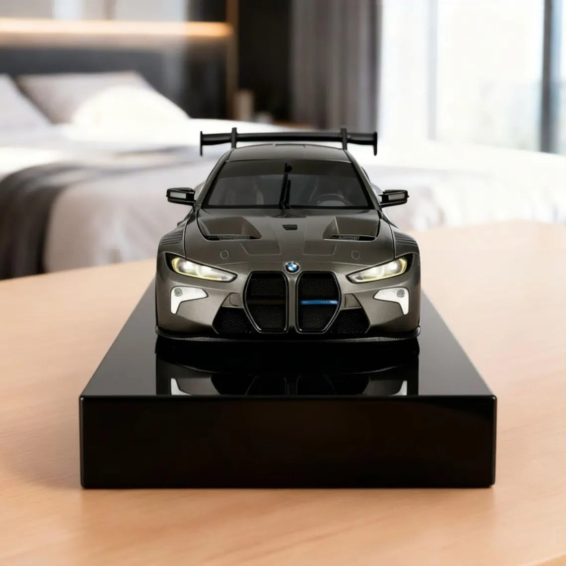 BMW M4 Car Alarm Clock – Handmade – Gray
