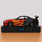 Nissan Skyline GT-R (R34) Godzilla Car Alarm Clock – Handmade