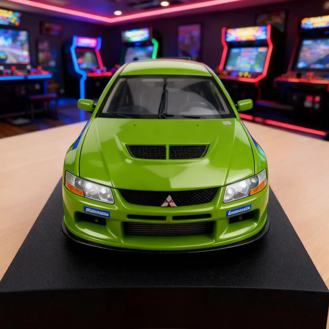 Mitsubishi Lancer Evolution VII Car Alarm Clock – Handmade