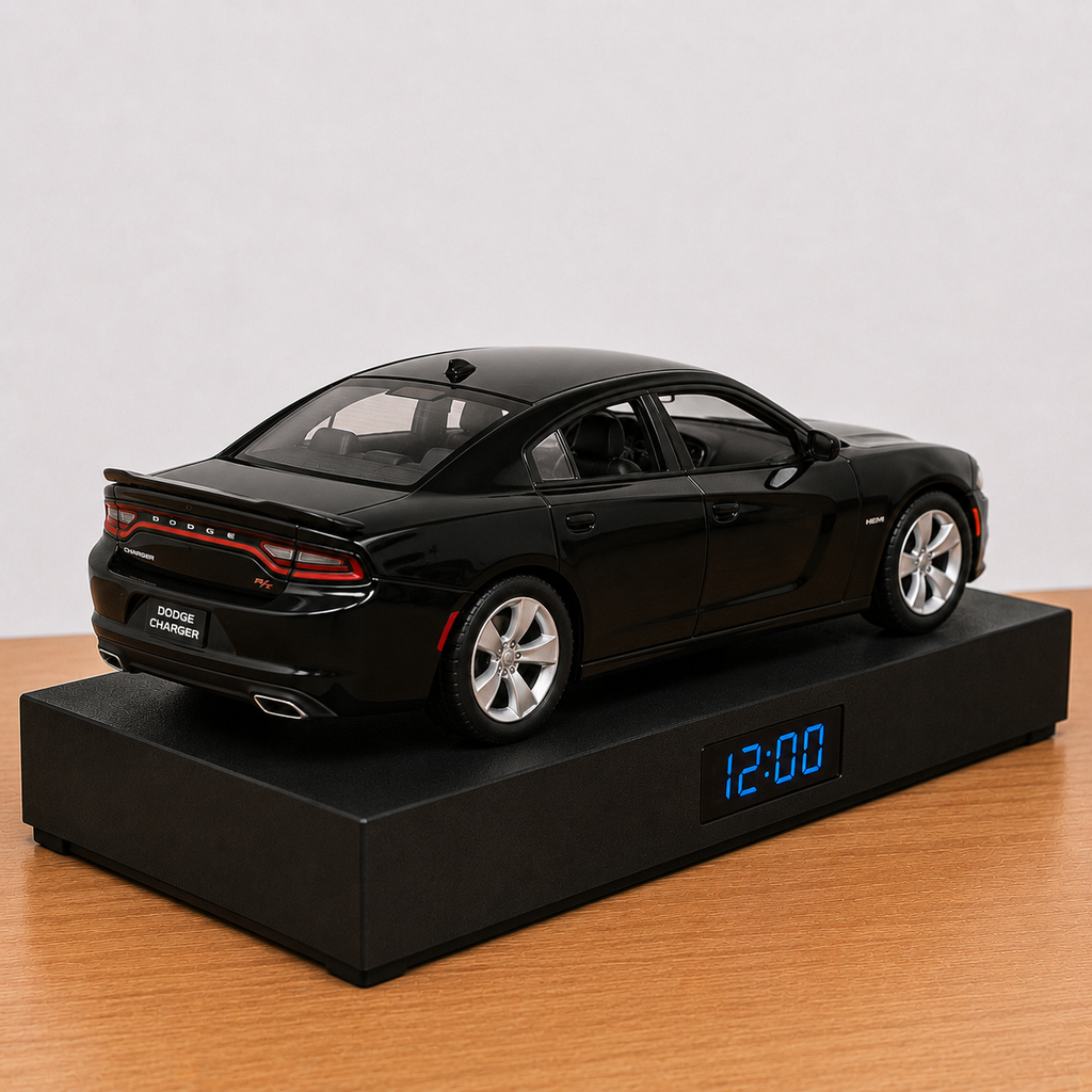 Dodge Charger RT Car Alarm Clock – Handmade