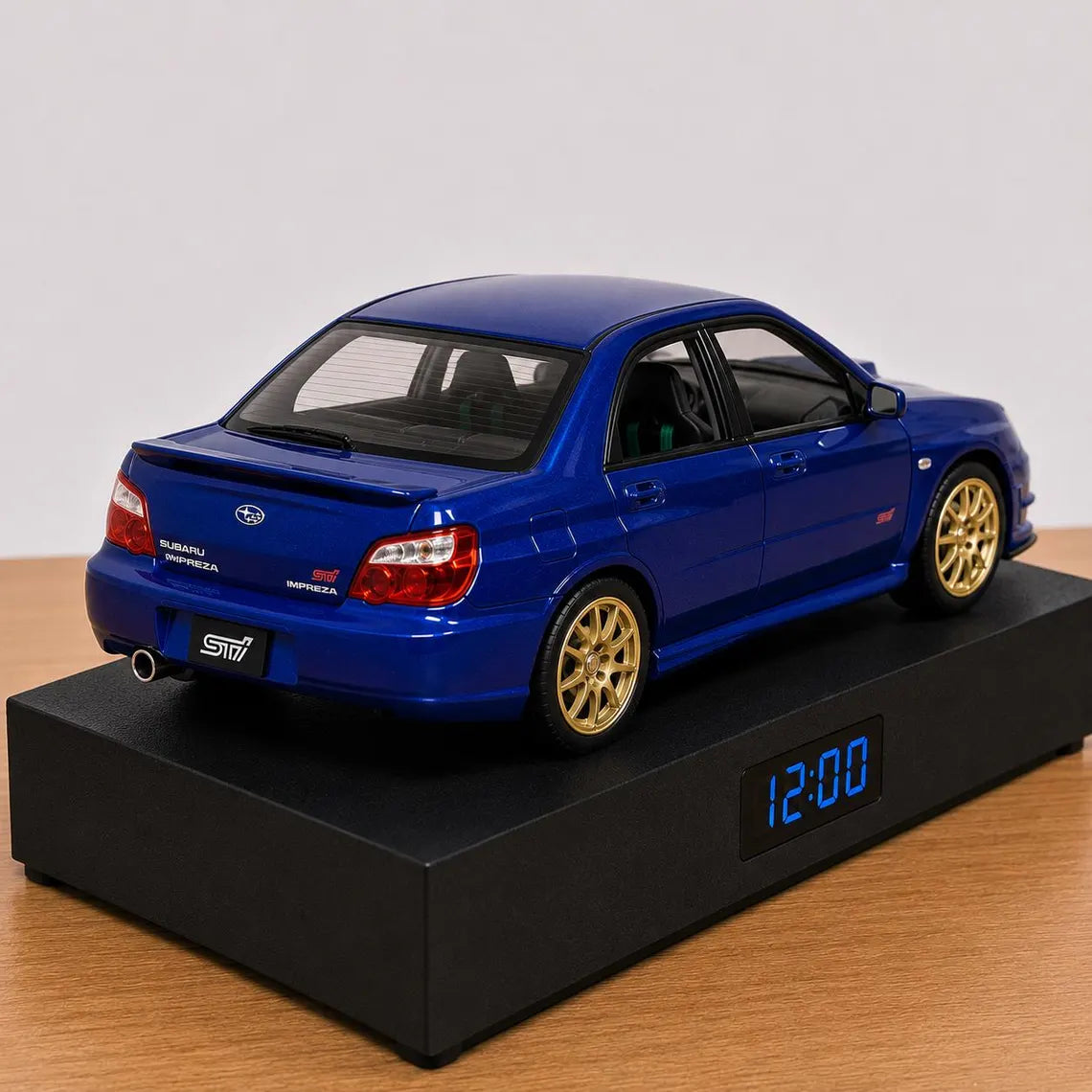 Subaru Impreza WRX STI Car Alarm Clock – Handmade