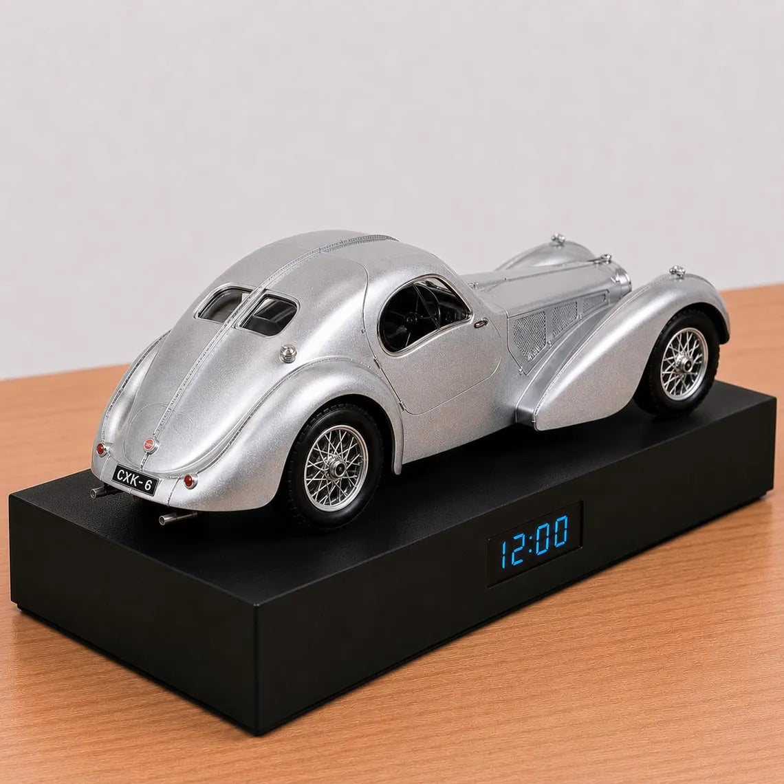 Bugatti Atlantic Car Alarm Clock – Handmade