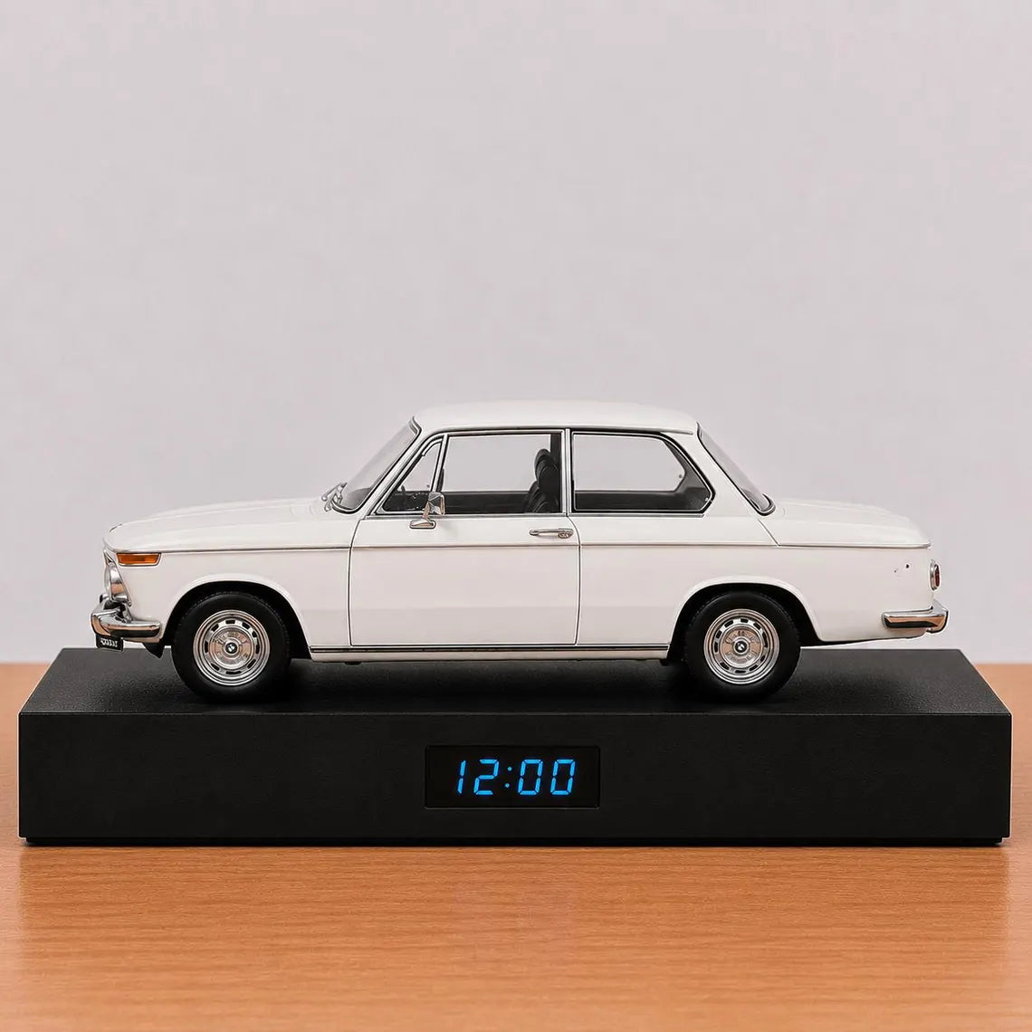 Bmw 2002 Ti Car Alarm Clock – Handmade – white