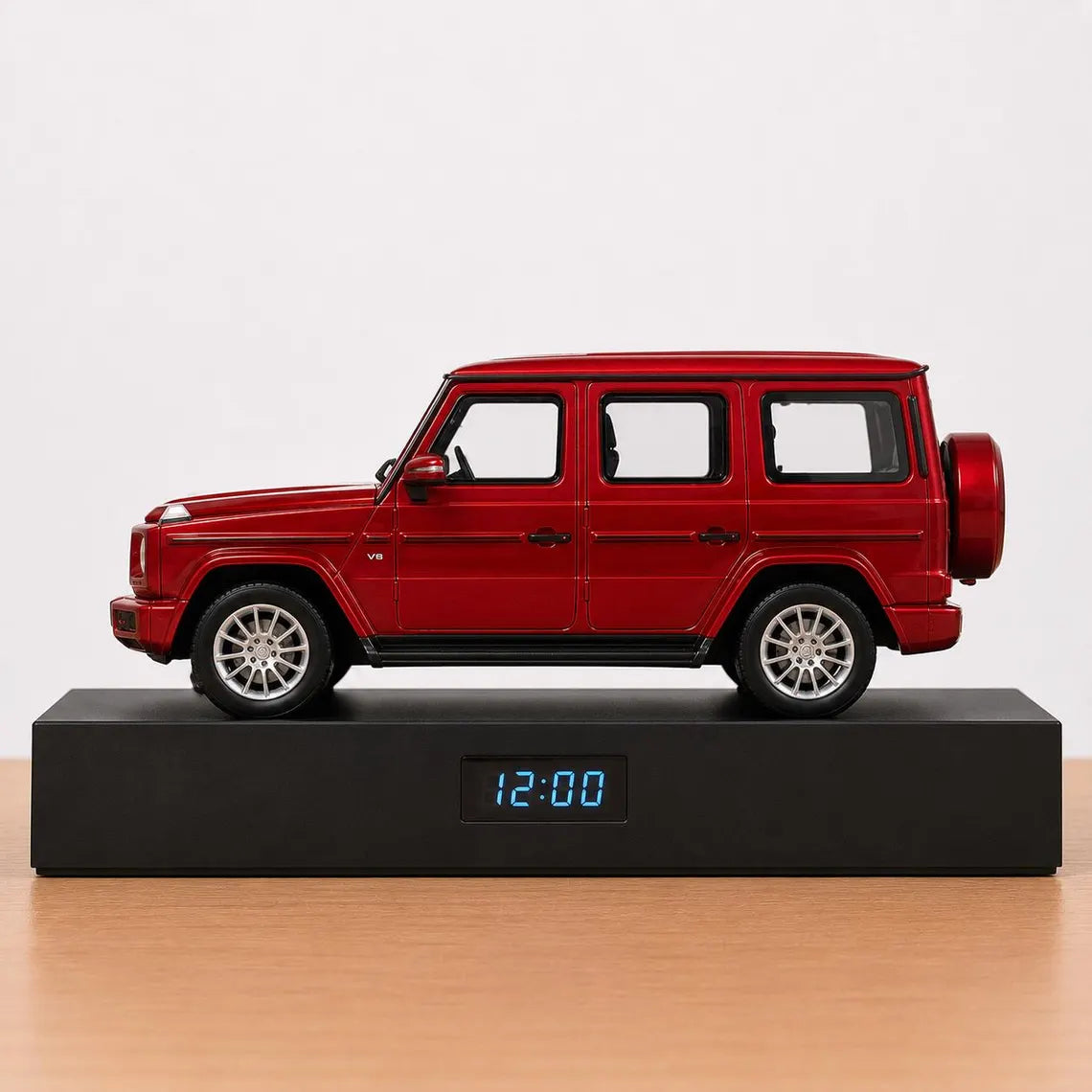 Mercedes-Benz G-Class Car Alarm Clock – Handmade - Red