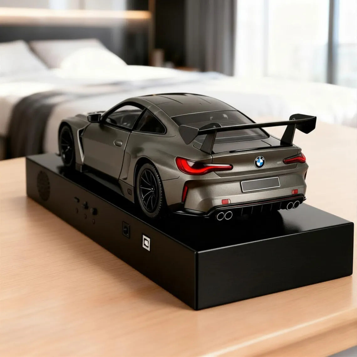 BMW M4 Car Alarm Clock – Handmade – Gray