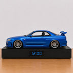 Nissan Skyline GT-R (R34) Fast & Furious Car Alarm Clock – Handmade