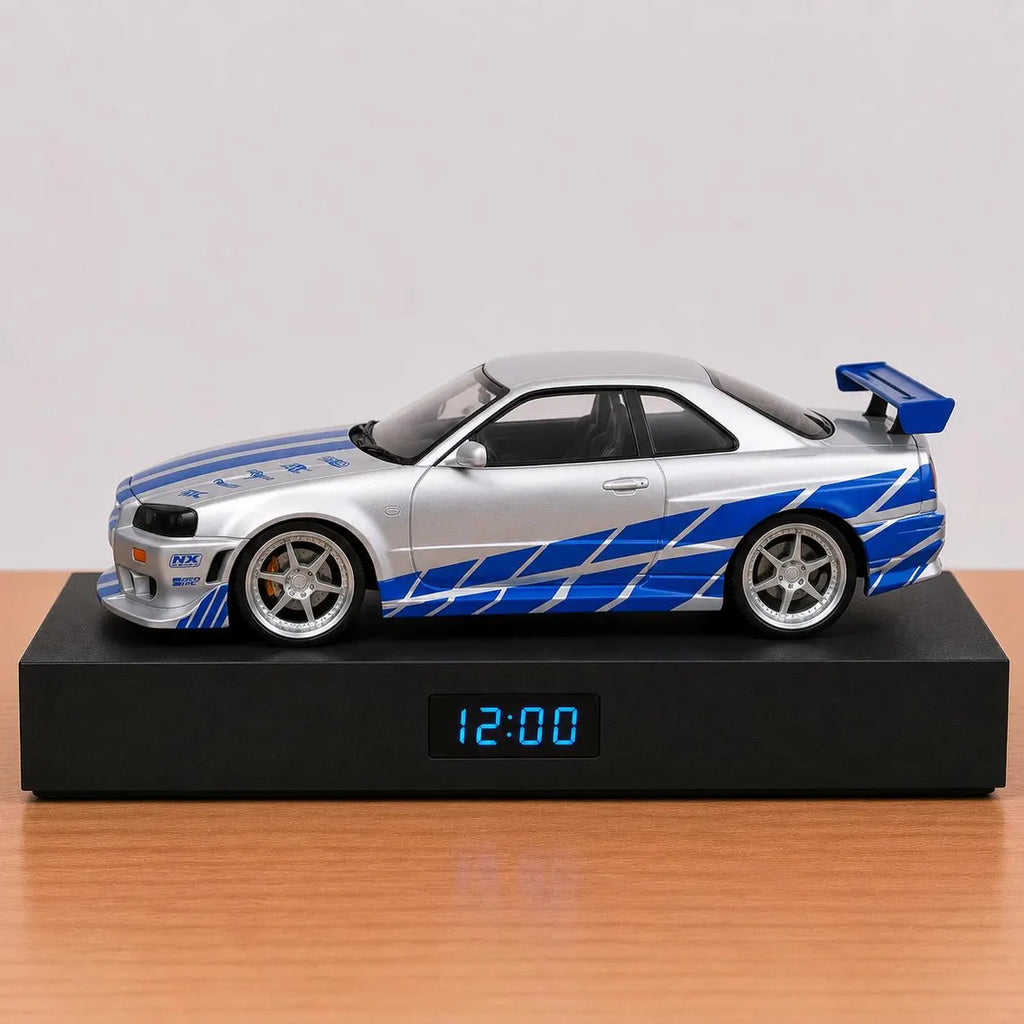 Nissan Skyline GT-R (R34) Car Alarm Clock – Handmade