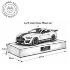 Ford Mustang shelby GT500 Car Alarm Clock – Handmade