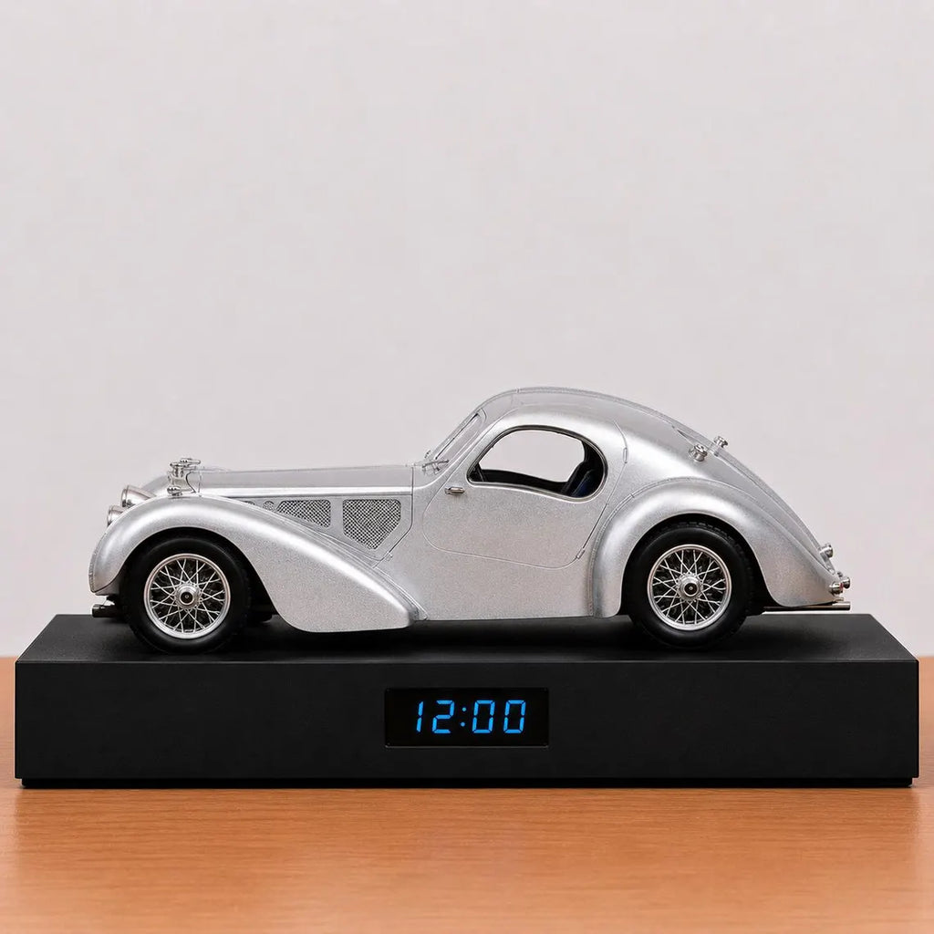 Bugatti Atlantic Car Alarm Clock – Handmade