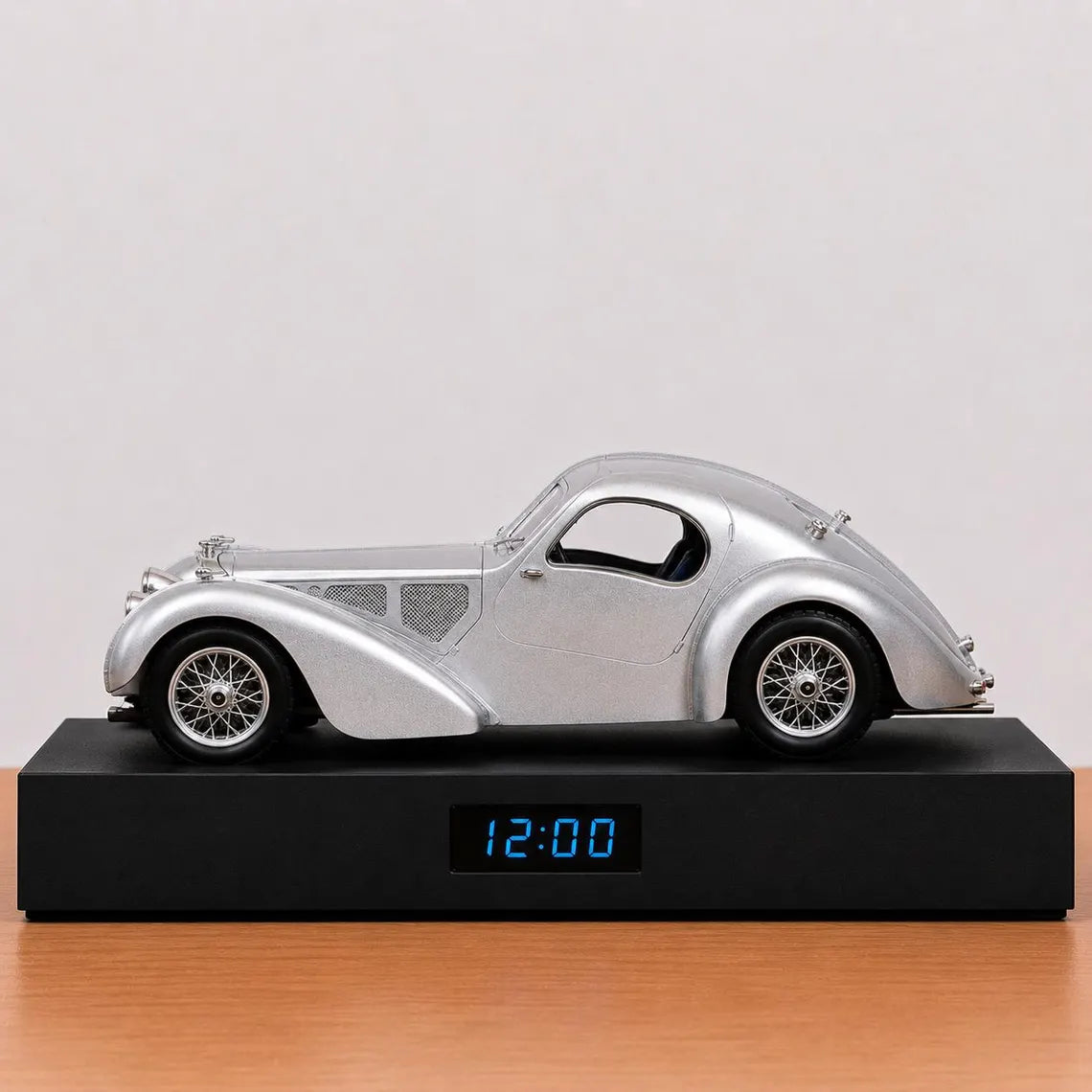 Bugatti Atlantic Car Alarm Clock – Handmade