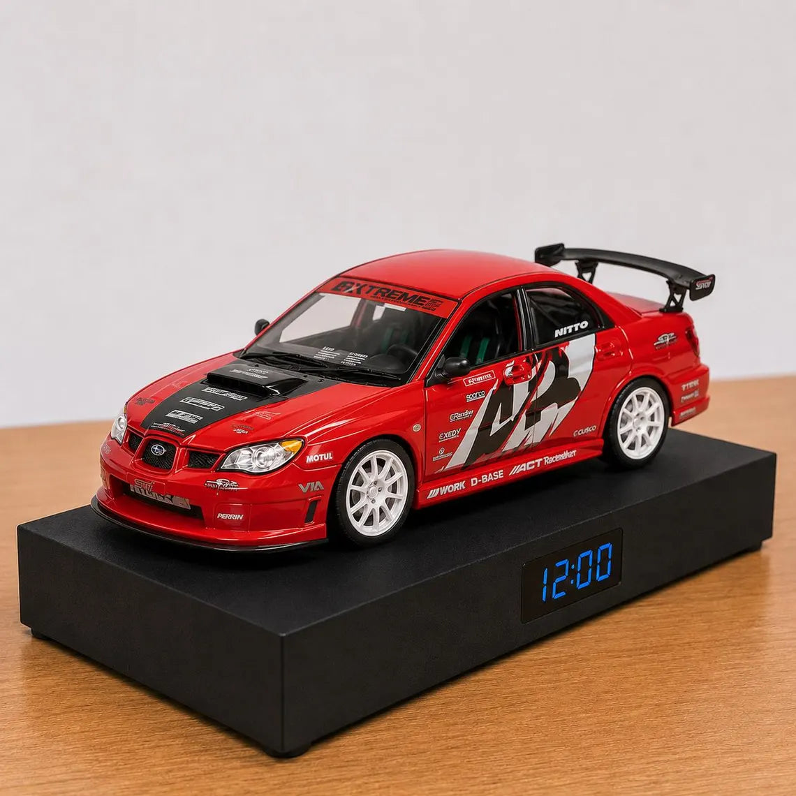 Subaru Impreza WRX STI Car Alarm Clock – Handmade