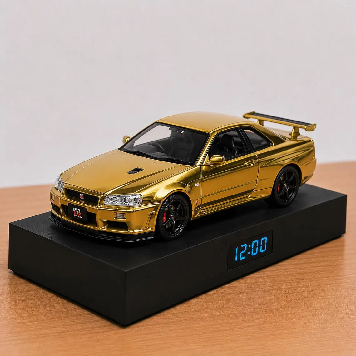 Nissan Skyline GT-R (R34) Car Alarm Clock – Handmade