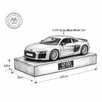 Audi R8 Car Alarm Clock – Handmade