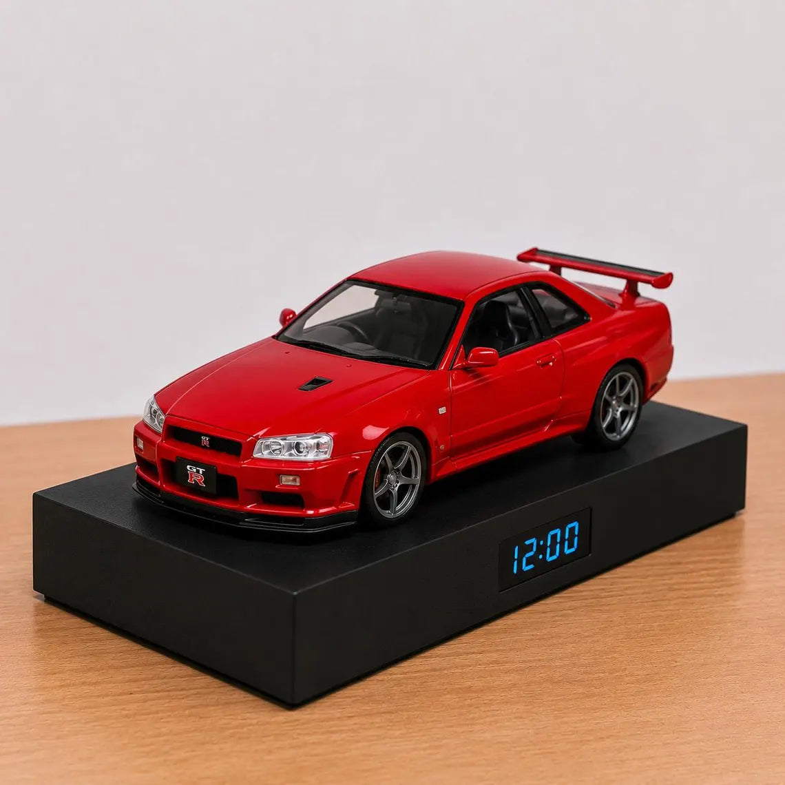 Nissan Skyline GT-R (R34) Car Alarm Clock – Handmade