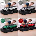 Pagani Huayra Car Alarm Clock – Handmade – Steam Effect – Red