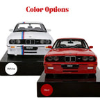 BMW E30 M3 Car Alarm Clock – Handmade – white