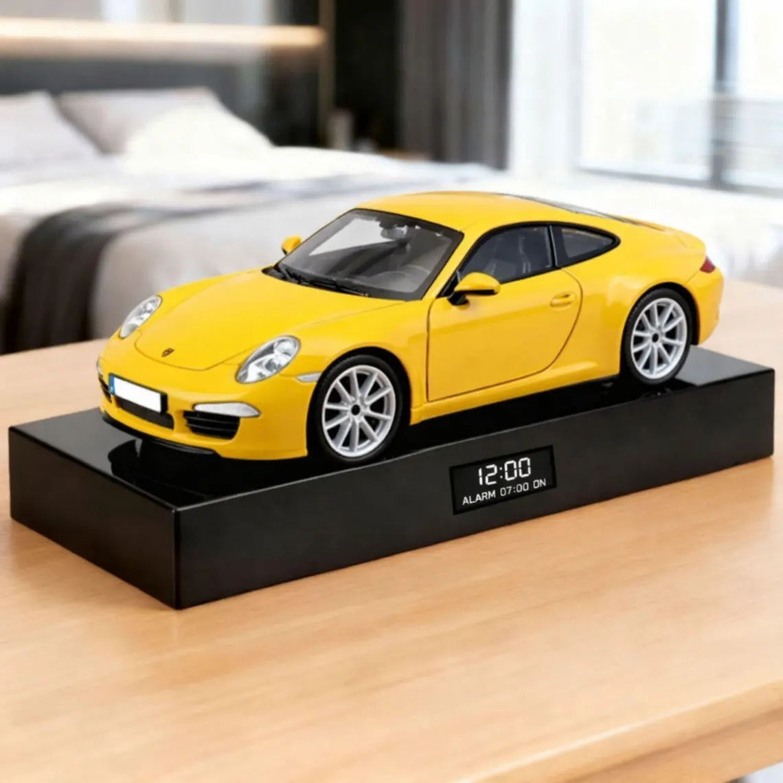 Porsche 911  S Car Alarm Clock – Handmade