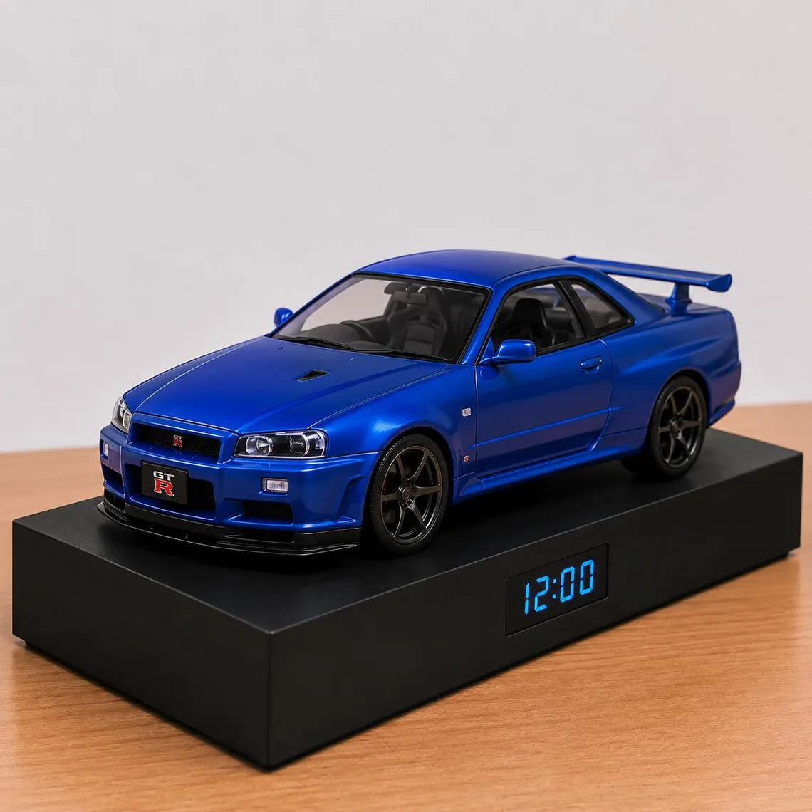 Nissan Skyline GT-R (R34) Car Alarm Clock – Handmade